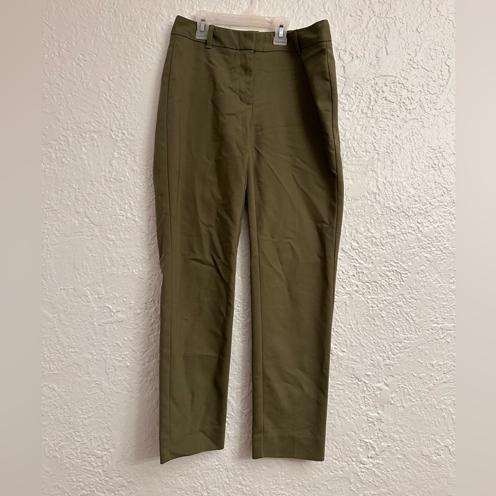 Olive green dress pants